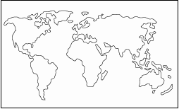 Blank World Map Europe And Asia