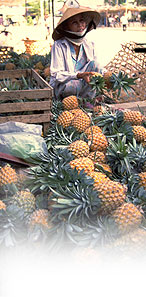 woman at market